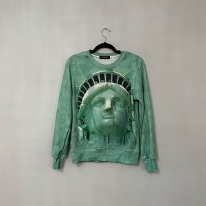 SHEIN (CHOIES) STATUE OF LIBERTY sweater